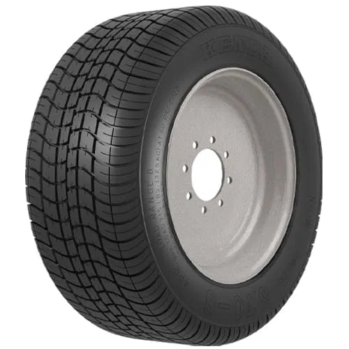 1HP56 – AMERICANA Tire, ST205 x 65-10 Trailer Black Sidewall Tubeless Non Directional Tread Design 1 Year Worry-Free ...